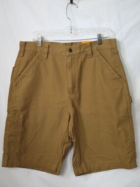 NEW Carhartt Loose Fit Canvas Utility Work Shorts Men's Size 34 NWT